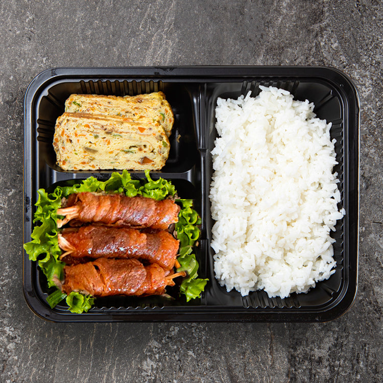 Honey Spiced Enoki Beef Rolls Dosirak Jr