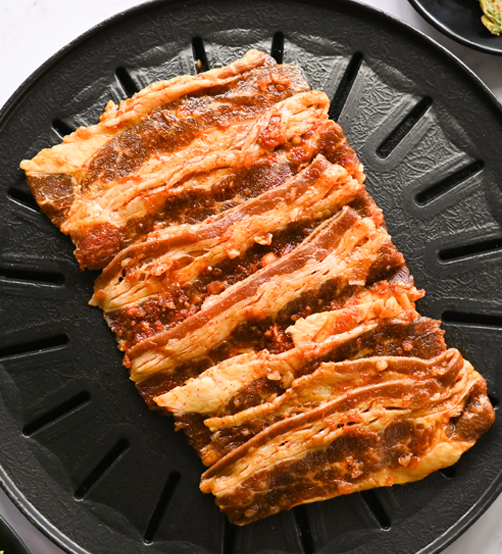 Pork Recipe Korean Food Spicy Samgyupsal Marinade How To Make Easy